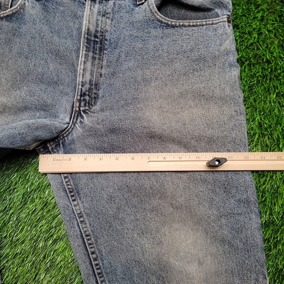 VTG 90s Levis 550 Dad Jeans Mens 34x32 USA Made Stone Wash Tapered - Picture 5 of 11